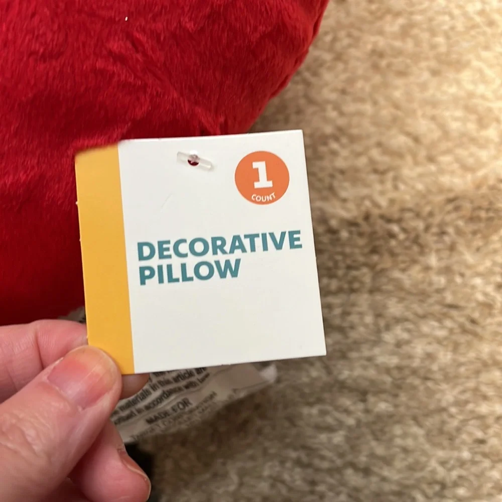 Target Bullseye’s Playground plush strawberry pillow, NWT!